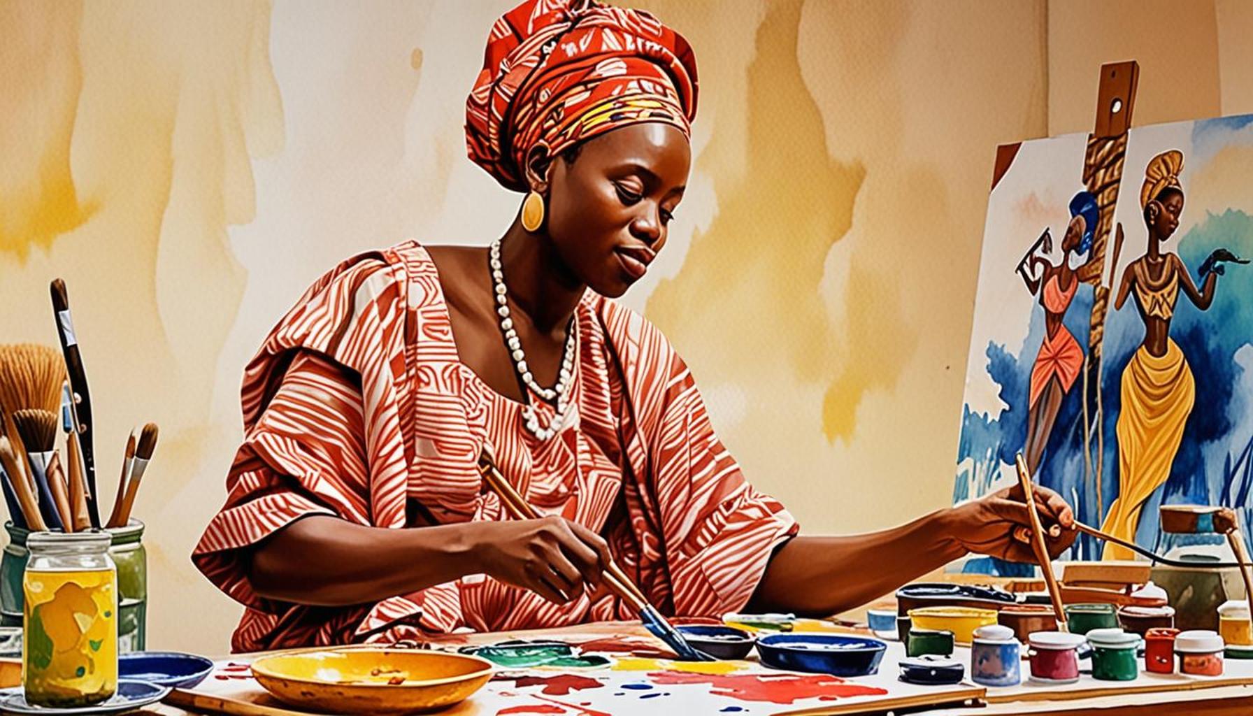 Techniques of Traditional and Contemporary Painting: A Journey Through the History of Art in Nigeria