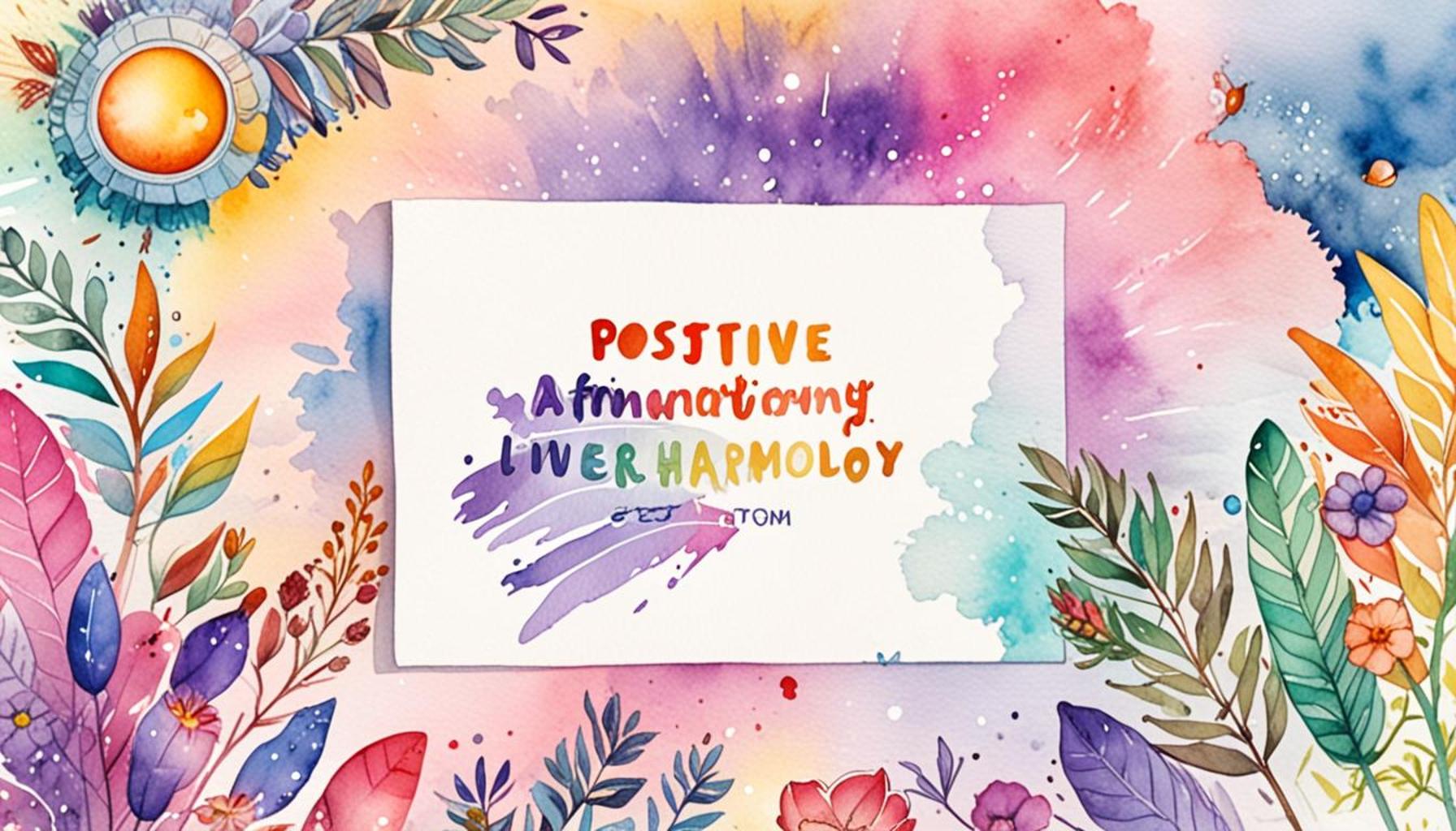 Positive Affirmations for Harmonizing the Inner Self: How to Transform Negative Thoughts