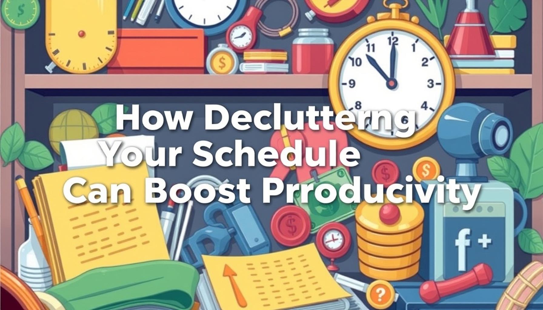 How Decluttering Your Schedule Can Boost Productivity