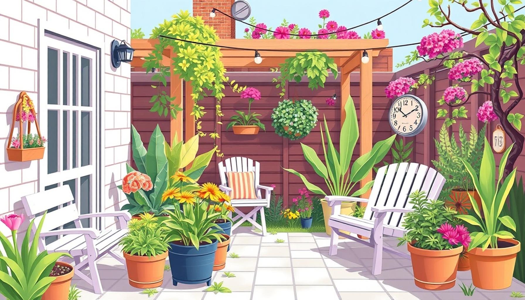 Outdoor Minimalism: Creating Efficient and Inviting Small Gardens and Patios